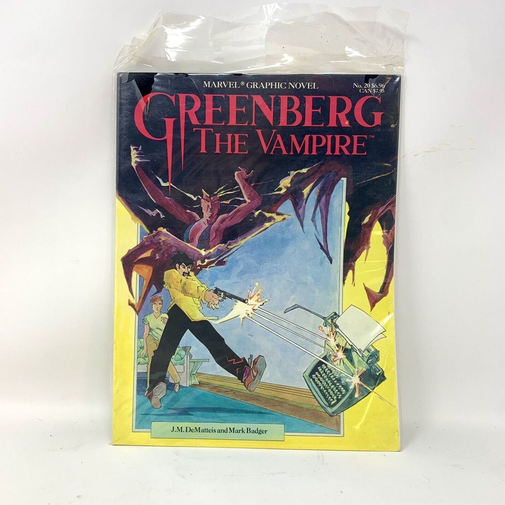 GREENBERG THE VAMPIRE by DeMatteis Marvel Graphic‎ Novel #20 1986